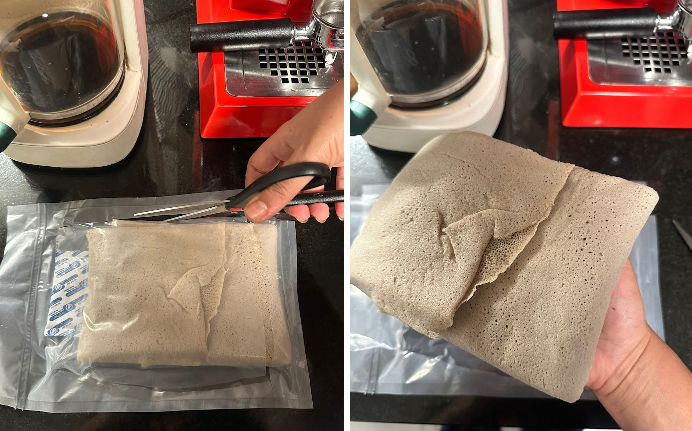 100% Teff Injera | Naturally Gluten-Free Ethiopian Flatbread