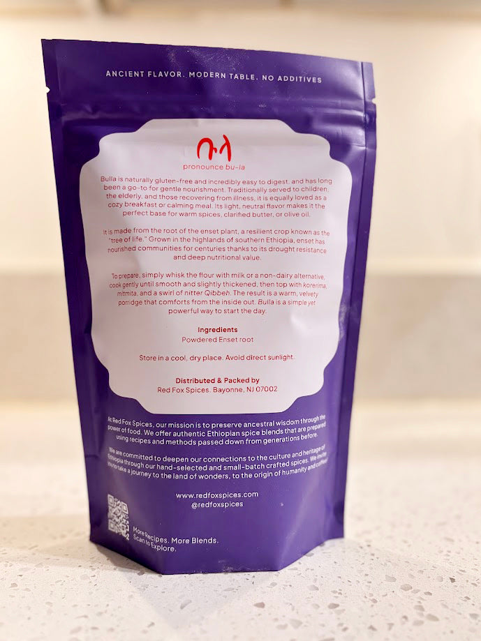 Bulla | Gachas de raíz de enset