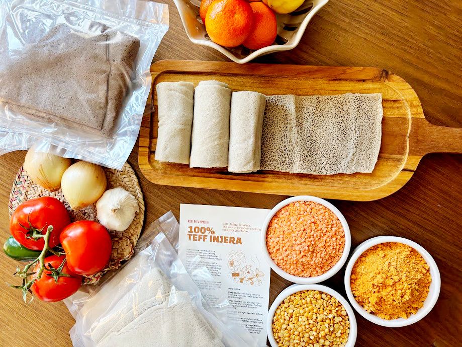 100% Teff Injera | Naturally Gluten-Free Ethiopian Flatbread