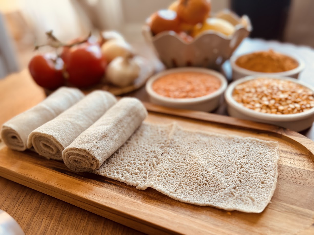100% Teff Injera | Naturally Gluten-Free Ethiopian Flatbread