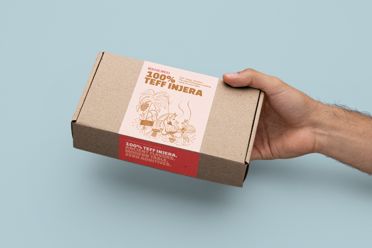 Box Iniera 100% Teff Injera – Red Fox Spices