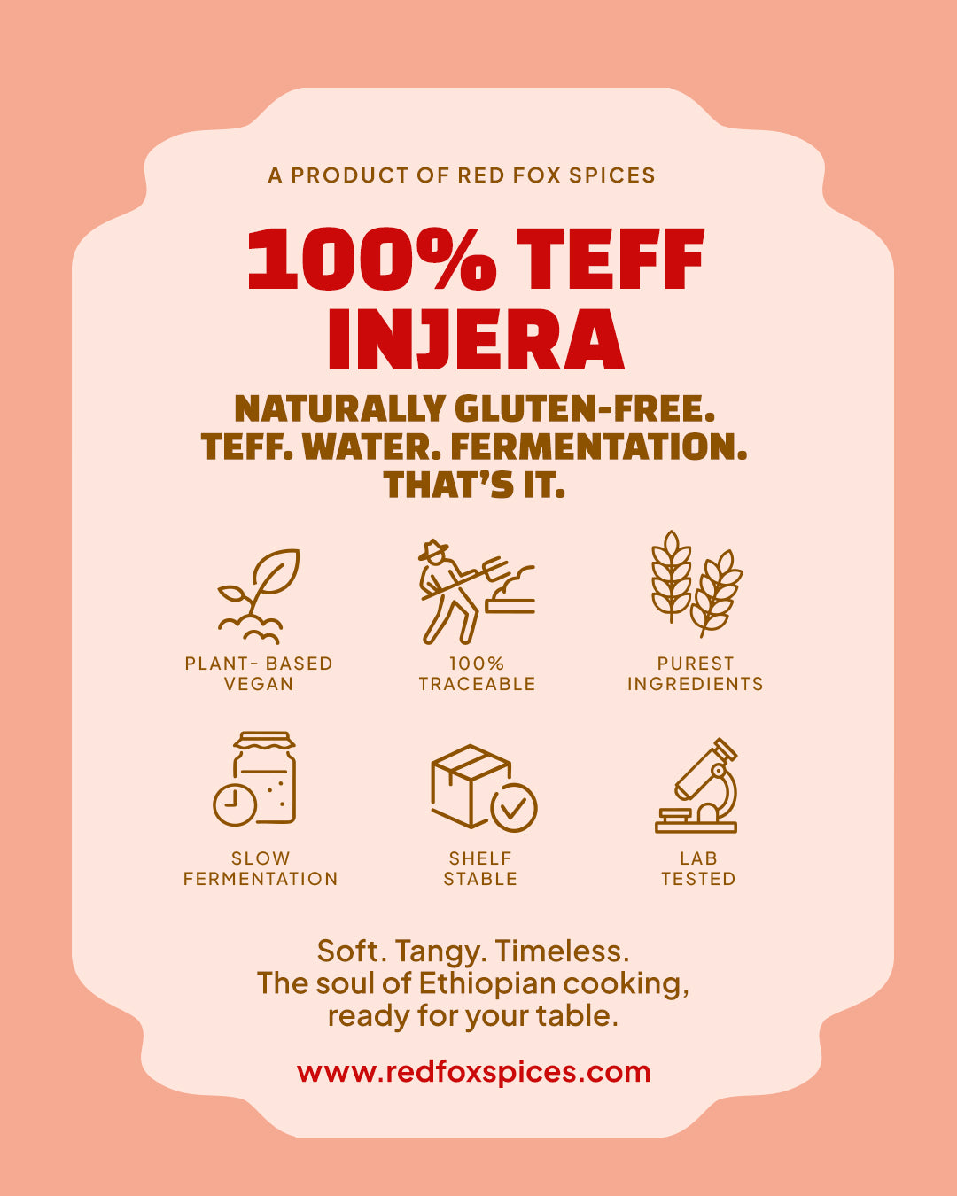 100% Teff Injera | Naturally Gluten-Free Ethiopian Flatbread